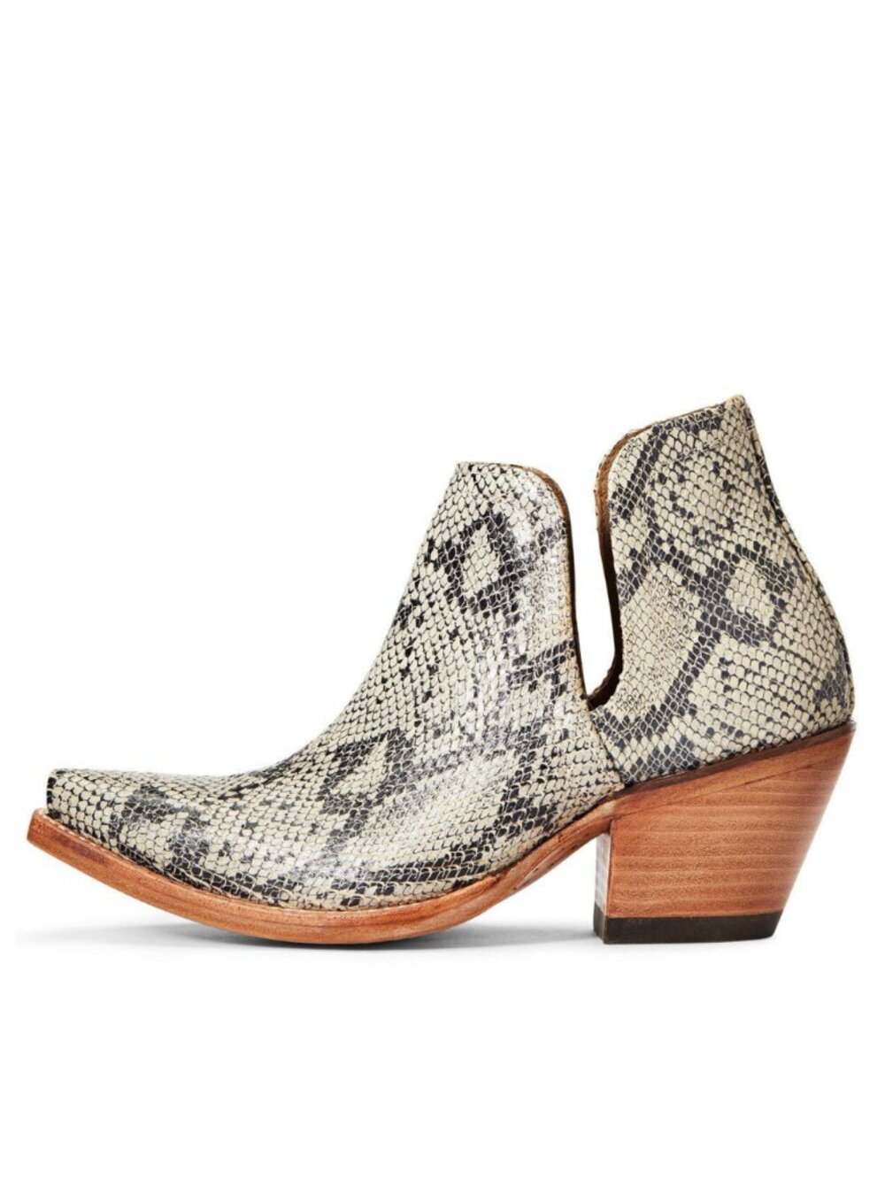 Ariat Dixon Snake Print Fashion Boots-Snip Toe Women's Size 9.5 B
